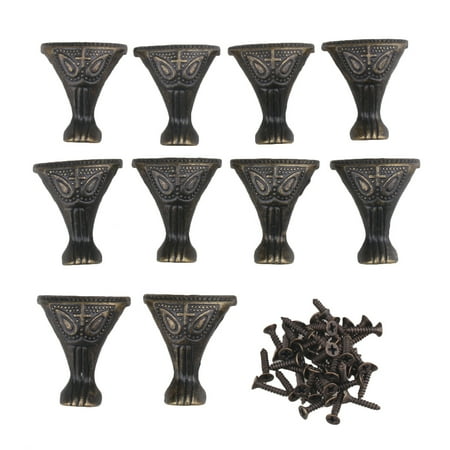 BQLZR Antique Bronze Decorative Feet Leg Corner Protector For Departments - BQLZR Antique Bronze Decorative Feet Leg Corner Protector For
