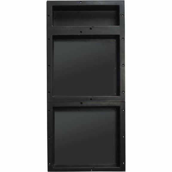 Tile Redi RNT1620DU-14 Redi Niche 16" x 34" x 4" Triple Recessed Shelf Gray