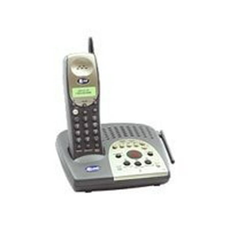 AT&T 1460 - Cordless phone - answering system with caller ID/call waiting - 2.4 GHz - single-line operation - espresso