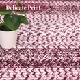 thumbnail image 7 of FairOnly 9'x12' Modern Rugs Braided Print Area Rugs Machine Washable Non Shedding Pink Low Pile Rugs for Family Room Indoor Floor Throw Carpet, 7 of 7