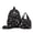 Black, variant on High Ciber Large Capacity Three Piece Backpack for Students Double Shoulder School With Laptop Compartment And Stylish Print
