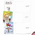 thumbnail image 5 of The Best Card Company 10 Assorted Funny Birthday Pet Note Cards Box Set 4 x 5.12 Inch with Envelopes (10 Designs, 1 Each) Cat-Sent Greetings AM6112BPG-B1x10, 5 of 6