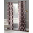 thumbnail image 4 of Pink Bow Sheer Curtains 96 Inch Length 2 Panels Set, Black Beige Vintage Striped Sweet Art Voile Window Treatment Semi Sheer Long Curtains Drapes for Bedroom/Living Room/Kitchen 52"x96"x2, 4 of 7