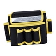 thumbnail image 2 of jinwen Electricien Sac à Outils Réglable Ceinture Pochette de Rangement pour Outil de Jardinage Jaune, 2 of 9