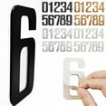 thumbnail image 4 of TIERPOP 304 Stainless Steel Door Numbers Elegant House Number Plate Numbers for Homes & Office Building, 4 of 17