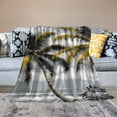 thumbnail image 2 of Creowell Palm Trees Beach Ocean Ideal Comfy Throw Blanket Lightweight Blanket for All Seasons Flannel Material Blanket 60x80in, 2 of 6