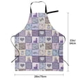 thumbnail image 2 of Kdxio Lavender Flowers Apron with Pockets Adjustable Kitchen Aprons for Men Women Waterproof Aprons for Cooking,Drawing,Crafting, Baking Household Cleaning, 2 of 8