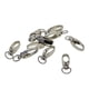 thumbnail image 1 of 10 Piezas Llavero de broche de langosta Sunnimix plata, 1 of 8