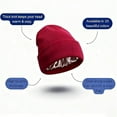 thumbnail image 4 of Belvado Satin Lined Beanie, Soft Knitted Cuffed Silk Lined Winter Warm Hats,Knit Winter Hats for Unisex, 4 of 7