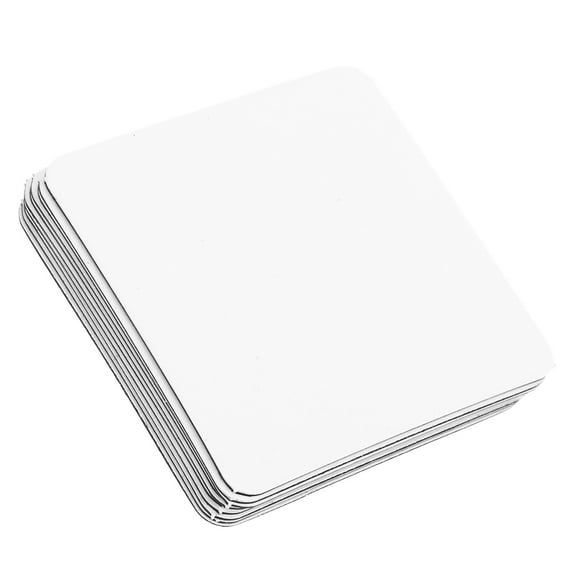 MINLIXIN 10PCS Sublimation Blanks Refrigerator Sublimation Refrigerator Fridge Magnets Blank Square Soft Sticker Blanks for DIY Craft Projects