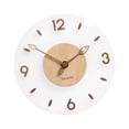 thumbnail image 2 of Reloj de pared acrílico nórdico, silencioso, redondo, para colgar en la pared, reloj decorativo para 12 pulgadas, 2 of 7