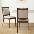 thumbnail image 2 of Gymax Chaise de Salle à Manger Moderne Lot de 2 Chaises de Cuisine Rembourrées avec Dossier et Siège Rembourrés, 2 of 9