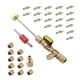 thumbnail image 4 of Kit de herramientas de instalación de removedor de núcleo de válvula, herramienta de reparación de núcleos de válvula de 20 piezas, tuercas de latón, 4 of 9