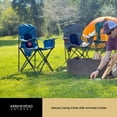 thumbnail image 3 of ARROWHEAD OUTDOOR Portable Folding Camping Quad Chair w/ 4-Can Cooler, Cup-Holder, 3 of 7
