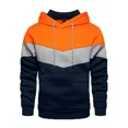 thumbnail image 3 of Sudaderas con capucha para hombre, Sudadera con capucha de retales, ropa deportiva para exteriores, moda urbana, Sudadera con capucha con bolsillo de lana para hombre, Otoño Invierno, tres colores, 3 of 5