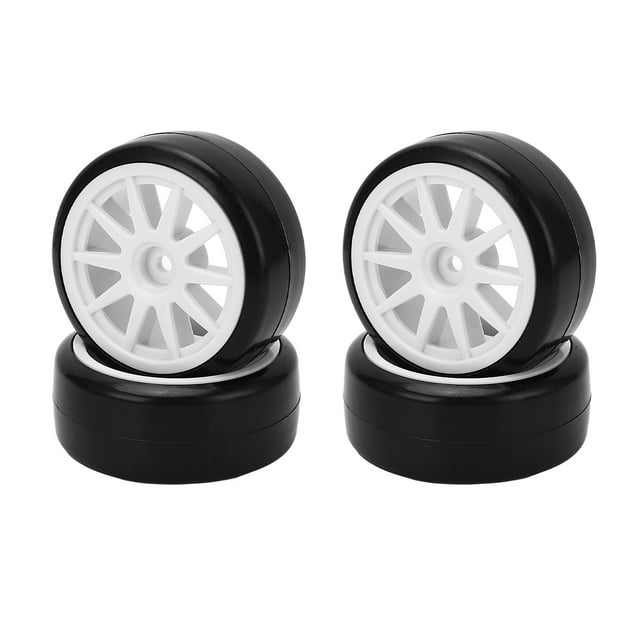 Neumático De Deriva RC, Neumáticos De Coche De Deriva Conducción Flexible 4 Piezas Textura Para Coche 1/10 RC