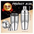 6 Pcs 25 oz Stainless Steel Cocktail Shaker No Leaks Martini Shaker
