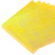 thumbnail image 1 of Uxcell 100 hojas de papel de origami brillante de 4x4 pulgadas, papel cuadrado brillante y chispeante de 10x10 cm, papel iridiscente para manualidades y decoración, amarillo, 1 of 6