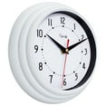 thumbnail image 2 of Equity 8 inch Traditional White Indoor Quartz Analog Clock, 25011, 2 of 4
