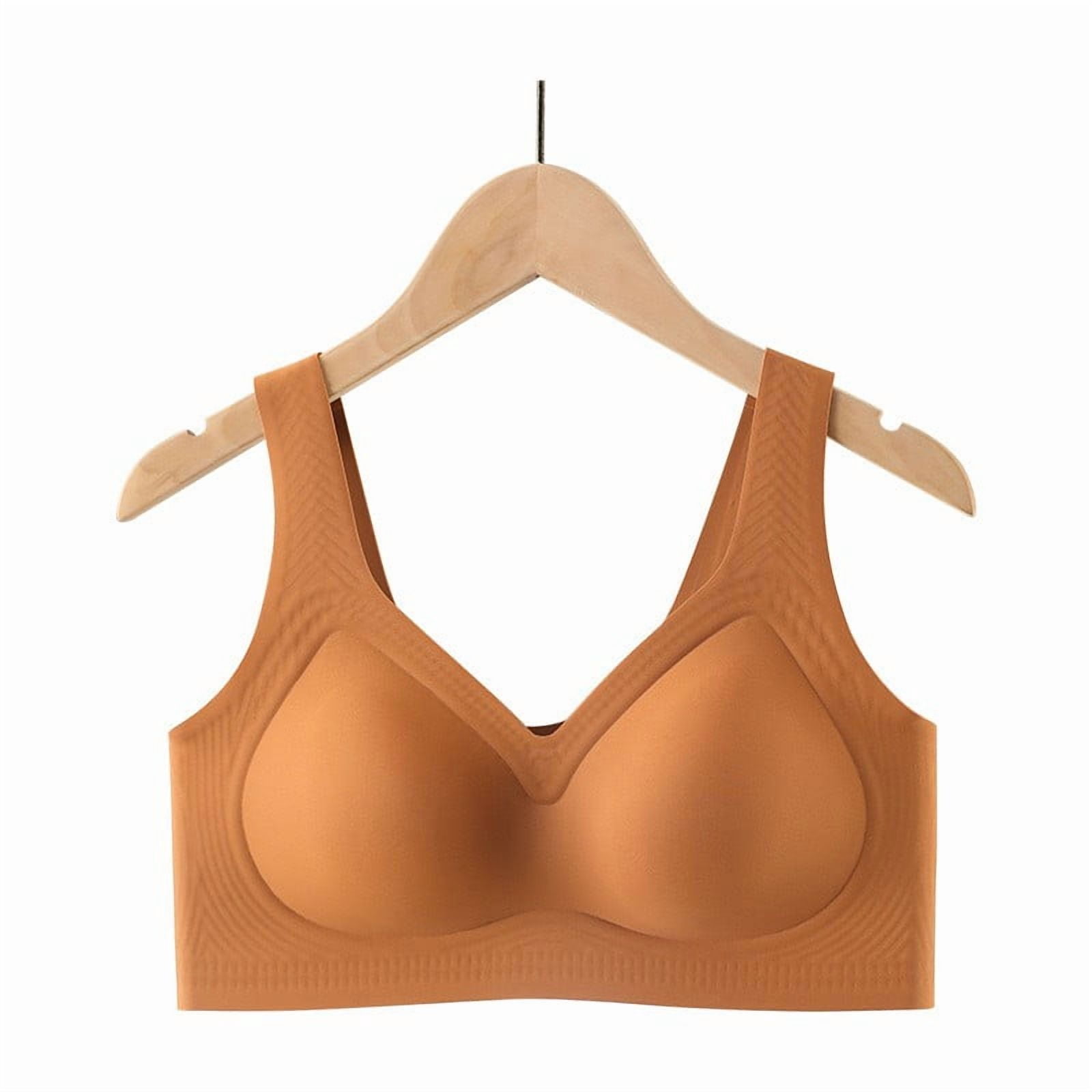 Plus Size Bras for Women Jelly Bra Lifting Wire Jelly Bra Supportive Bras Comfort And Soft Breathable