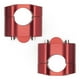 thumbnail image 2 of Bases adaptadores de manubrio Alessia para Moto Universal Rojo negro, 2 of 4