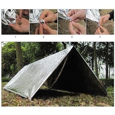New Waterproof Outdoor Solar Emergency Blanket Survival Insulating Mylar Thermal  Heat Gold | Walmart Canada