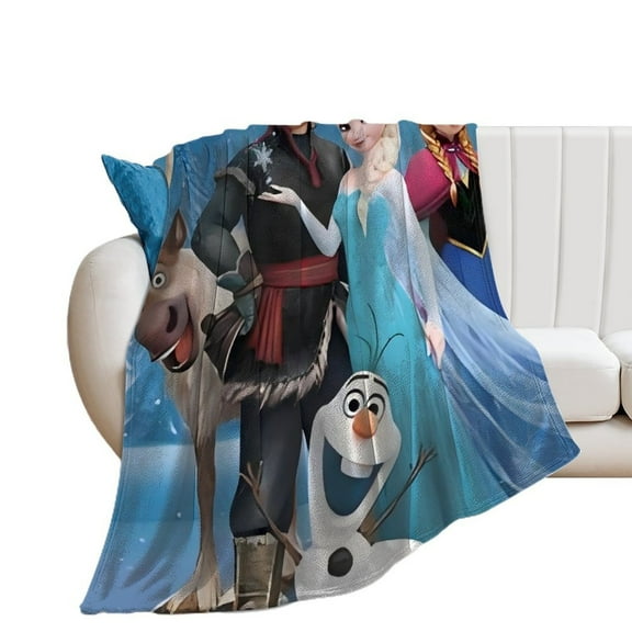 Frozen Throw Blanket for Kids Frozen Merch for Girls Boys 40"*50" 100*130cm Blankets
