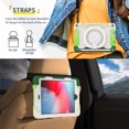 thumbnail image 6 of FJLBDE Case for iPad mini 5th/4th Generation 7.9 inch with 360 Kickstand, Shoulder Strap Carrying Protective Cover, Multicolor Green, 6 of 6