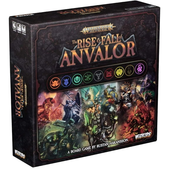 Wizkids Games Warhammer Age Of Sigmar Board Game: The Rise & Fall Of Anvalor
