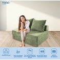 thumbnail image 3 of Sofá Cama Matrimonial Plegable + Cojín Espacio Optimizado Olive, 3 of 8