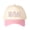 Pink, variant on GO PLAY OUTSIDE Letter Embroidered Color Block Trucker Hat Unisex Adjustable Cotton Breathable Fashion Cap for Travel Daily Wear