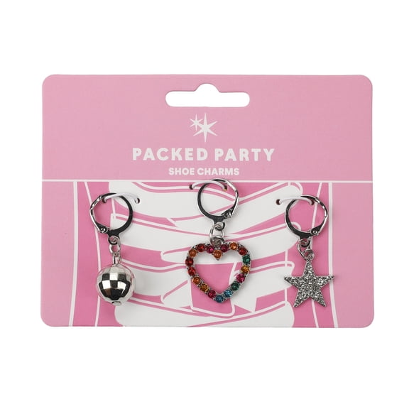 Packed Party Glitz & Glam Shoe Charm Set (3 Piece)
