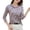 A-Purple98, variant on Jamsmile Women Tshirts Spring Round Neck Color Contrast Striped Print Long Sleeve T Shirts Loose Tunic Retro Tees Tops