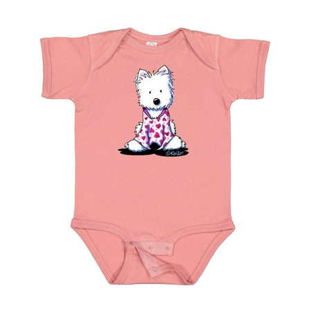

Inktastic Valentine PJs Westie Boys or Girls Baby Bodysuit