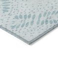thumbnail image 4 of 3' X 5' Teal Blue And Aqua Floral Washable Indoor Outdoor Area Rug, 4 of 5