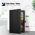 thumbnail image 3 of Case for Amazon Fire HD 10/Fire HD 10 Plus 11th Generation 2021 Multi-Angle Stand Cover with Pocket Auto Wake/Sleep, Only Compatible with 11th Generation 2021 Release, Black, 3 of 9
