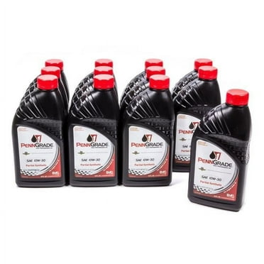 PennGrade Motor Oil 71506 1 qt. 10W30 Partial Synthetic Racing Oil, Case of 12