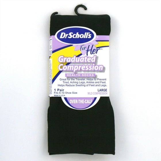 Dr. Scholls Womens Graduated Compression Knee High Socks, Women's Size