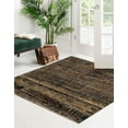 thumbnail image 3 of Rugs.com Saturn Collection Rug – 5 Ft Square Blue Medium Rug Perfect For Living Rooms, Kitchens, Entryways, 3 of 9