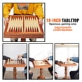 thumbnail image 3 of 3 in 1 Chess Checkers Backgammon Table Set 18 Inch Premium Wooden Game Board Deluxe Combo Furniture Gift for Family, 3 of 6