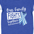 thumbnail image 4 of Inktastic Our Family Fights Together ALS Awareness Boys or Girls Baby Bodysuit, 4 of 5