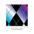 thumbnail image 4 of Rwraps Multicolored Argyle Rainbow Gradient Gloss Vinyl Film Wrap 59in x 25ft Vinyl Vehicle Car Film, 4 of 9