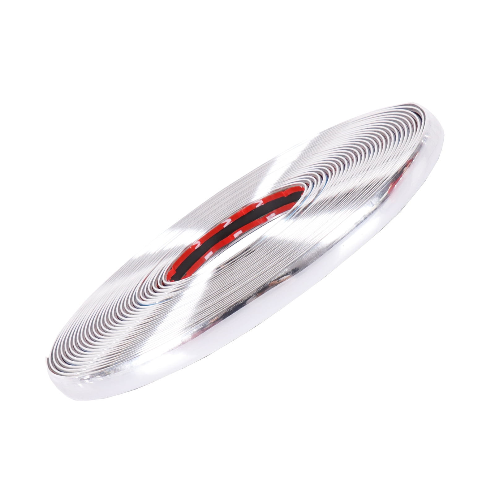 Automotive Chrome Trim Molding Car Side Body Chrome Trim Strip(Self Adhesive) 10FT Silver