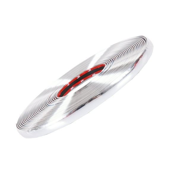 Automotive Chrome Trim Molding Car Side Body Chrome Trim Strip(Self Adhesive) 10FT Silver