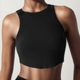 thumbnail image 2 of Sngxgn Women Open Back Strappy Sports Bra Workout Bra(Black,M), 2 of 4