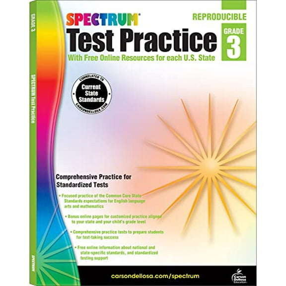 Pre-Owned Spectrum Test Practice, Grade 3: Volume 63 (Paperback) 1620575957 9781620575956