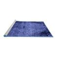 thumbnail image 2 of Ahgly Company Machine Washable Indoor Rectangle Abstract Blue Modern Area Rugs, 5' x 8', 2 of 4