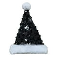 thumbnail image 6 of Santa hats Sequin Hat With Ear Festive Holiday Party Novelty Cap For Winter Outdoor Activities small santa hats, 6 of 7