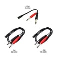 thumbnail image 5 of 3.5mm To 2 Jack 6.5 Mono Adapter Cable Audio Cable 2x6.35mm Adapter Cable, 5 of 5