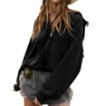 thumbnail image 1 of Sudaderas con Capucha para Mujer, Conjuntos de Moda de Otoño, Sudaderas Deportivas, Chaquetas con Cremallera de Invierno Estilo Y2K, Tops Oversize y Ropa Negro XL, 1 of 8